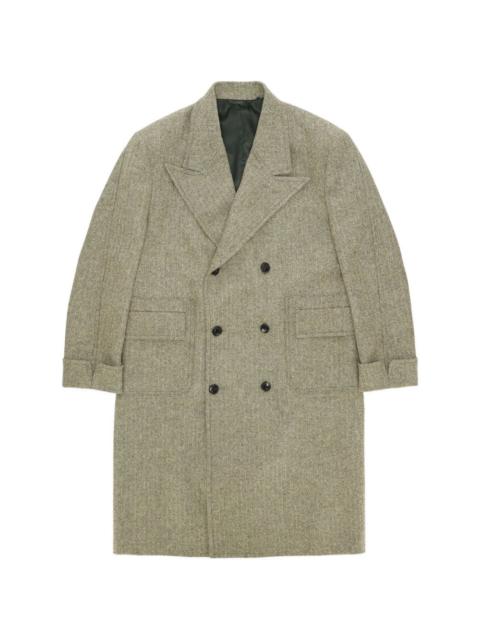 FORTELA Bogart herringbone double-breasted coat