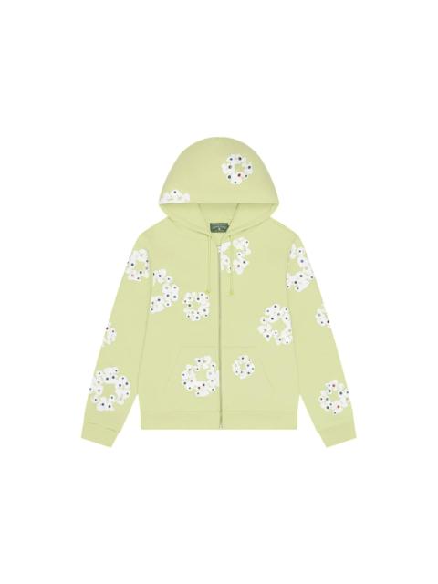 DENIM TEARS Denim Tears Rhinestone Cotton Wreath Zip Hoodie Mint