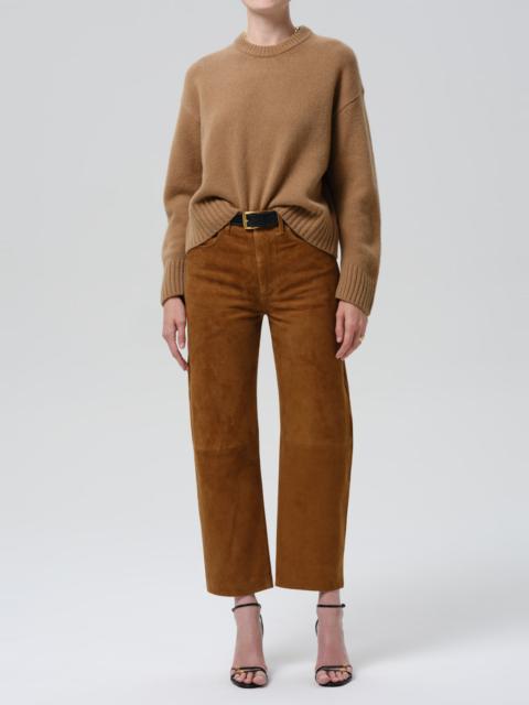 Citizens of Humanity Freshman Crewneck Sweater In Camel