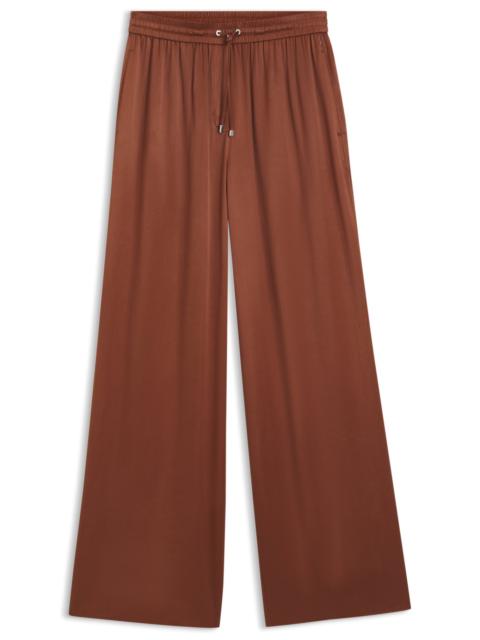 BOSS RELAXED-FIT PANTS IN SATIN