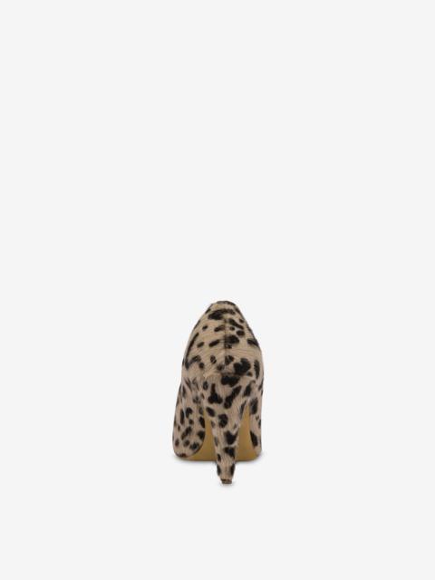 Moschino OCELOT PRINT PUMPS