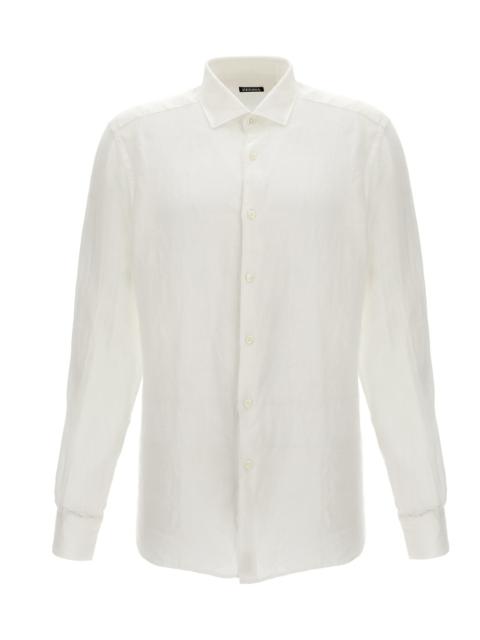 Linen Shirt Shirt, Blouse White
