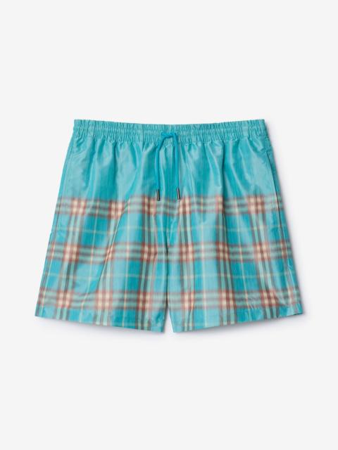 Burberry Gradient Check Swim Shorts