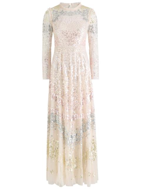 Needle & Thread Needle & Thread Angeline Sequin-embellished Tulle Gown
