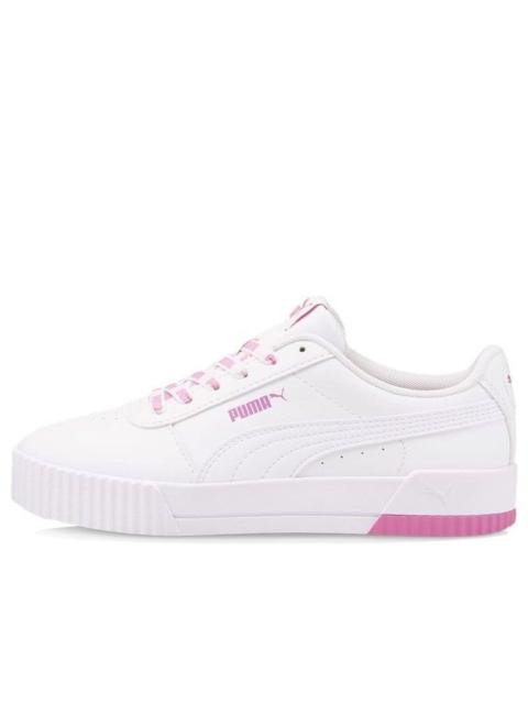 PUMA (WMNS) PUMA Carina Logomania Kadin Sneakers White/Red/Pink 383906-02