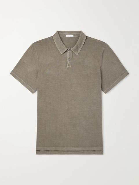 JAMES PERSE Supima Cotton-Jersey Polo Shirt