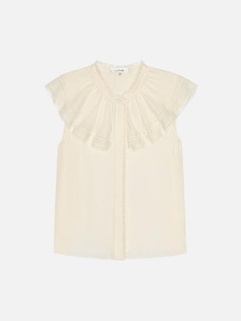 FRAME The Lace Decor Soirée Top