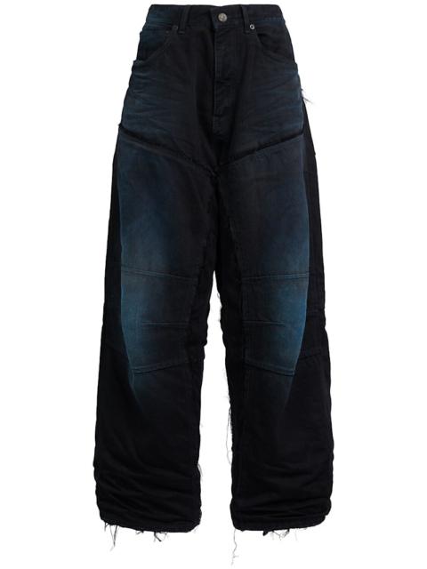 BALENCIAGA Double-knee cotton denim jeans