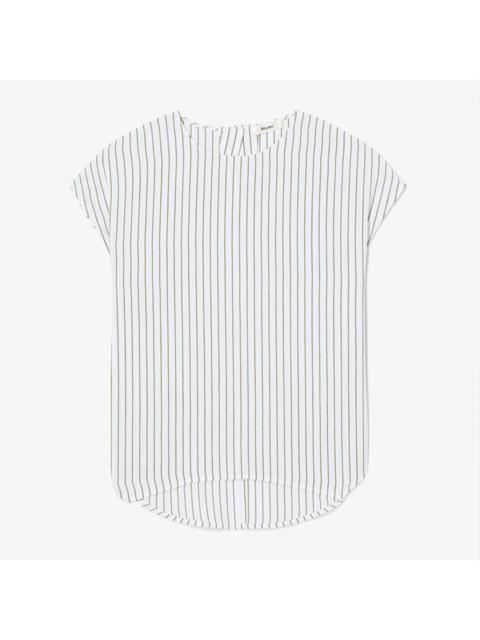 M.M.LaFleur Didion Drape Top - Shadow Stripe