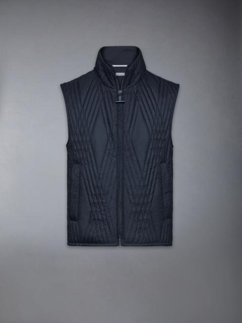 Thom Browne NYLON TECH ECO FILLED QUILTED VEST