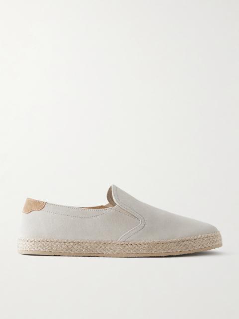 Brunello Cucinelli Suede Espadrilles