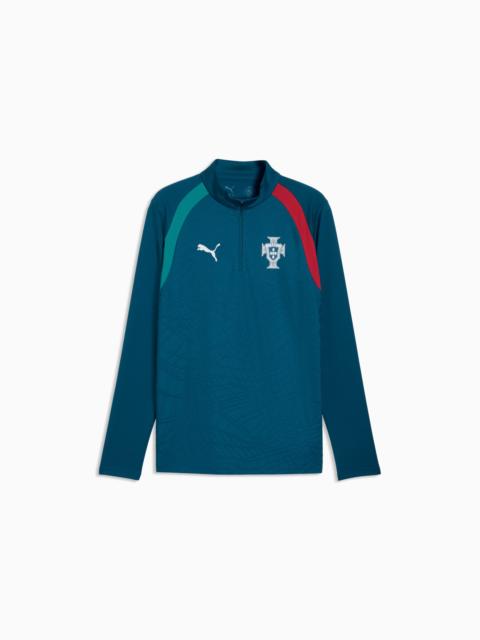PUMA Portugal Men's Quarter-Zip Soccer Top