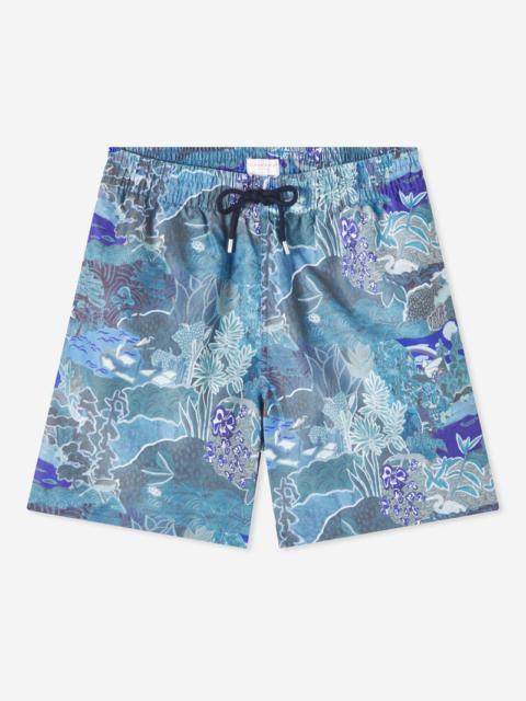 Derek Rose Men's Swim Shorts Maui 51 Navy