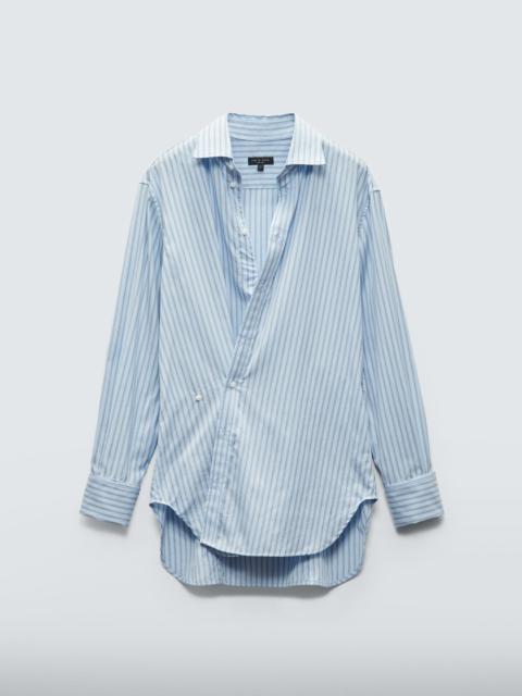 rag & bone Indiana Striped Cotton Poplin Shirt
Relaxed Fit Button Down