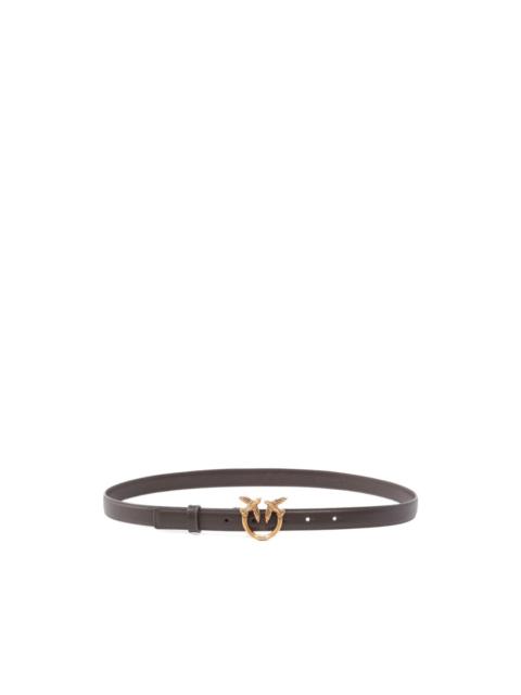 PINKO bird-buckle leather belt