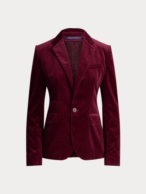 Ralph Lauren Parker Stretch Velvet Jacket