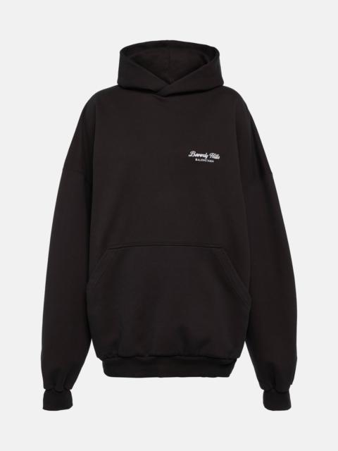 BALENCIAGA Beverly Hills oversized cotton hoodie