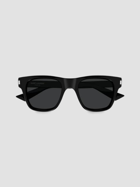 SAINT LAURENT Women's Vertical Web 55MM Square Sunglasses - Black