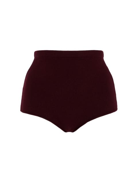 Alissa Knit Briefs burgundy