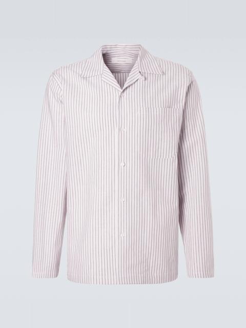 UMITBENAN Havana striped linen and cotton shirt