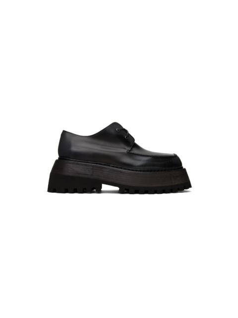 Marsèll Black Quadrarmato Derbys