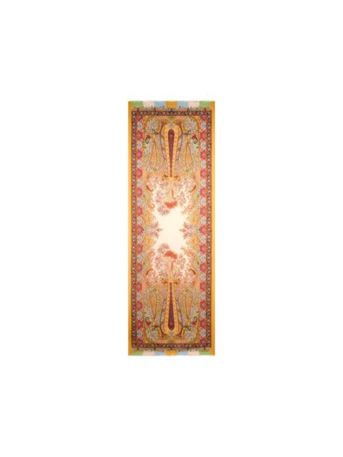 Etro floral paisley-print scarf