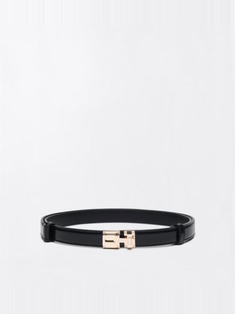 TOM FORD SPAZZOLATO LEATHER T LATCH BELT