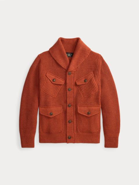 RRL by Ralph Lauren Wool-Cotton Shawl-Collar Cardigan