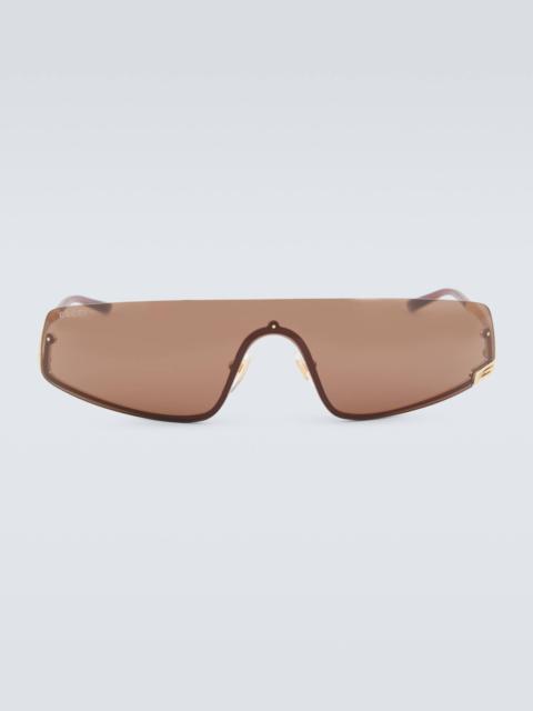 GUCCI Tom shield sunglasses