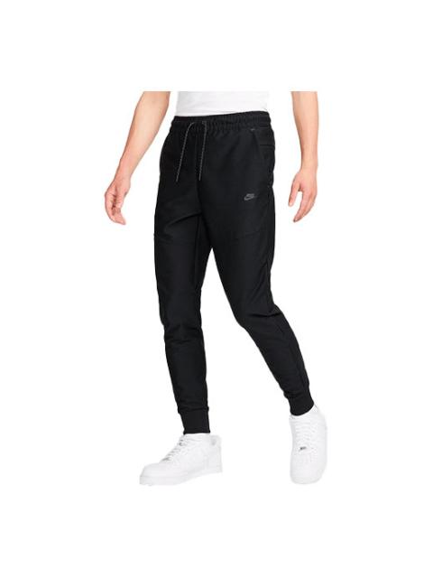 Nike Men's Nike Elastic Waistband Lacing Bundle Feet Sports Pants/Trousers/Joggers Black DD6599-010
