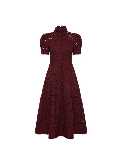 REBECCA VALLANCE Kitsu Short Sleeve Midi Dress