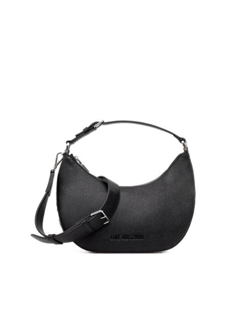 Moschino logo-plaque cross body bag