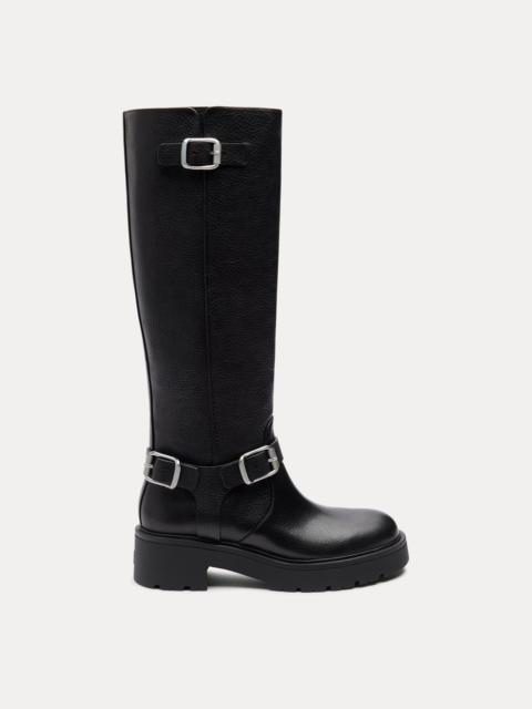 Stuart Weitzman REN KNEE-HIGH MOTO BOOT