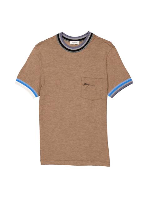 FERRAGAMO Ferragamo Color Block Trim T-Shirt | jomashop | REVERSIBLE
