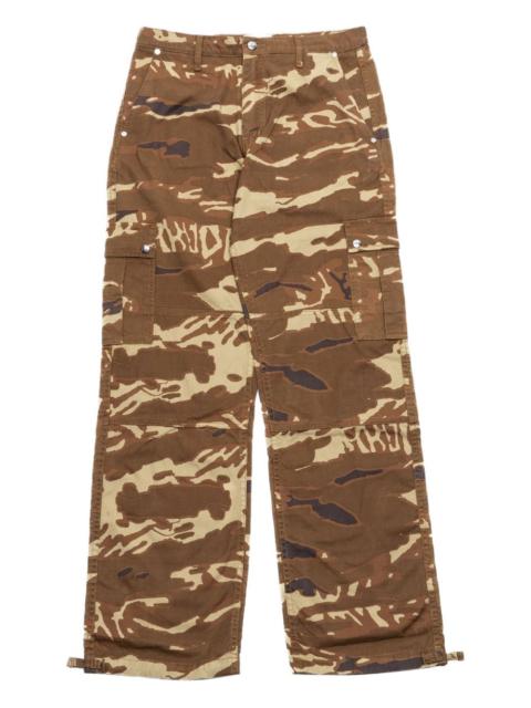 Rhude tiger camouflage-pattern trousers
