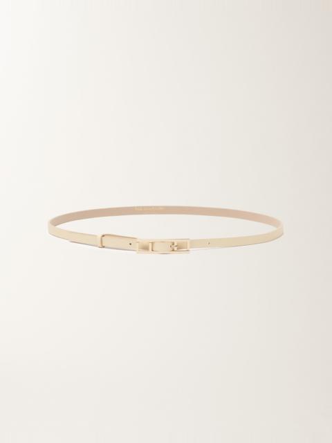 FABIANA FILIPPI Pastel yellow saffiano belt