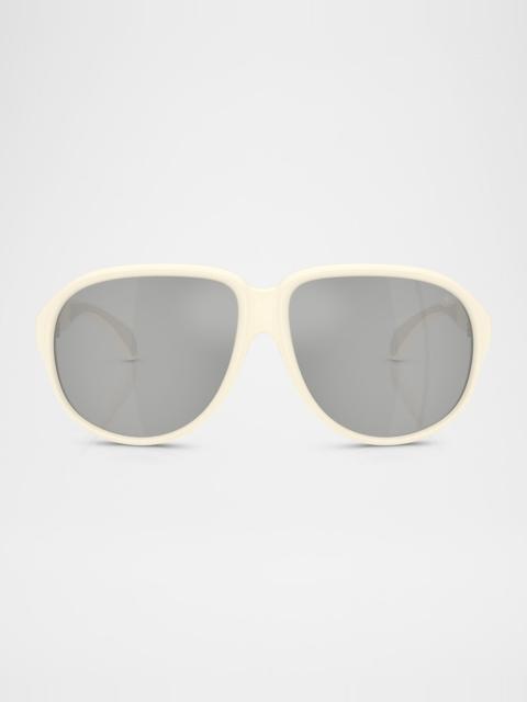 Moncler Men's ME8001 Aviator Sunglasses