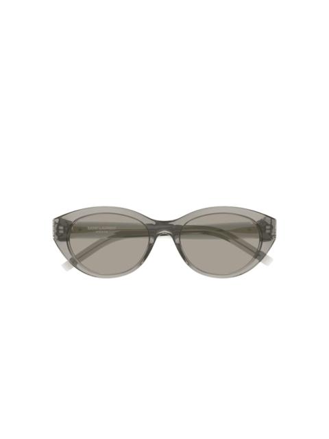 SAINT LAURENT oval-frame sunglasses