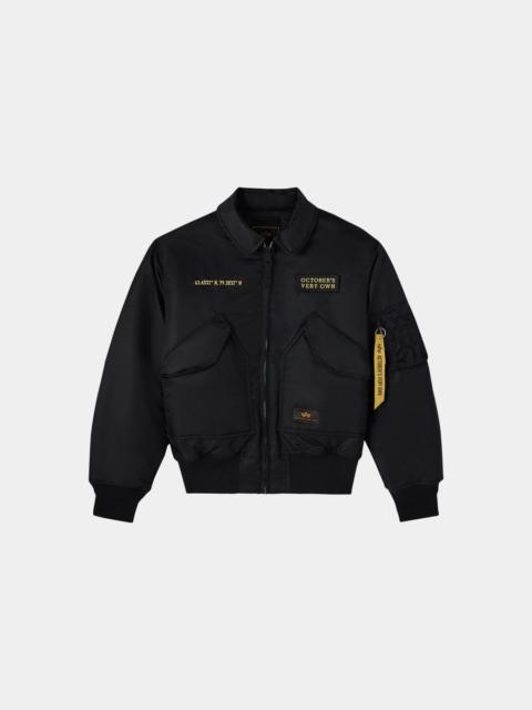 ALPHA INDUSTRIES OVO x ALPHA CWU 45/P BOMBER JACKET