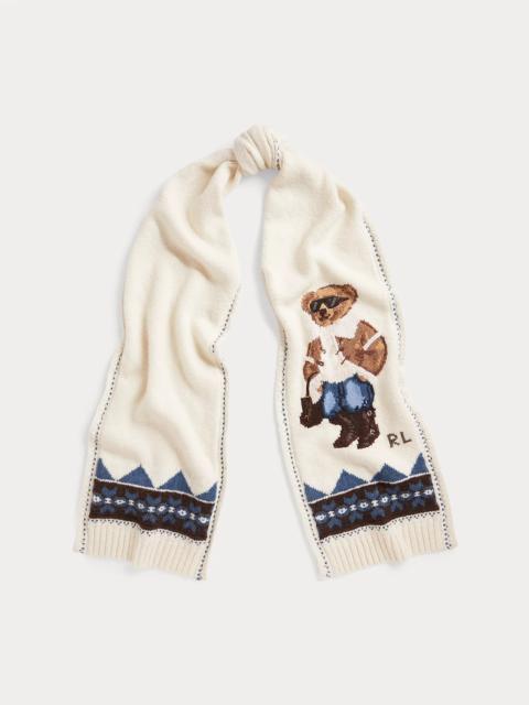 Polo Ralph Lauren Winter Polo Bear Wool Scarf