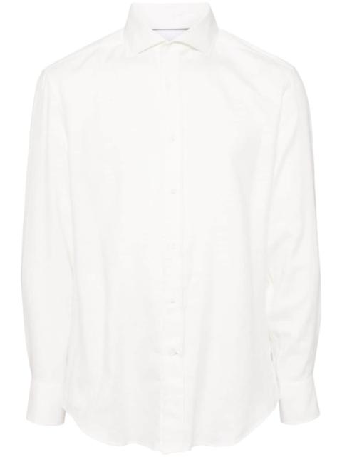 Brunello Cucinelli slim-fit flannel shirt