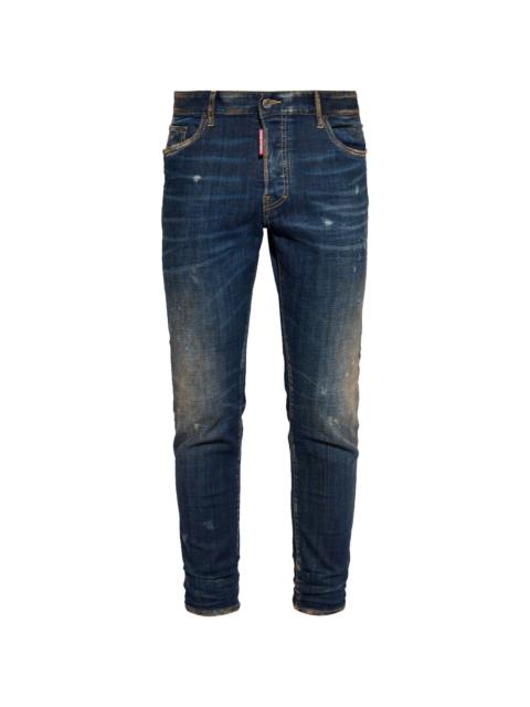 Skater distressed skinny jeans