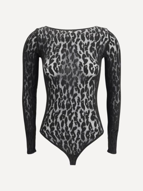 Wolford Leo String Body with animalier patterns