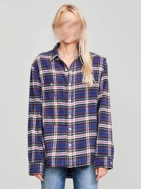 R13 BACKZIP WORKSHIRT