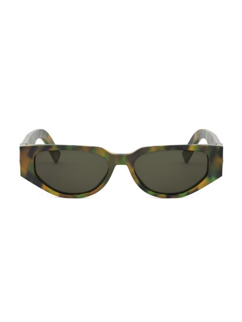 Dior Men's CD Diamond S7I Geometric Sunglasses - Camo Havana Green