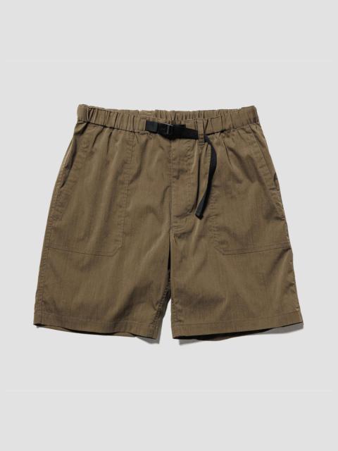 Nigel Cabourn Nanga Takibi Ripstop Field Shorts in Army Green