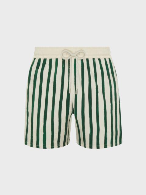 Vilebrequin Men Stretch Swim Trunks HS Stripes - Vilebrequin x Highsnobiety