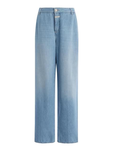 CLOSED Jurdy Stretch Low-Rise Straight-Leg Jeans light wash