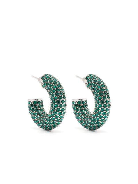 Amina Muaddi crystal-embellished earrings