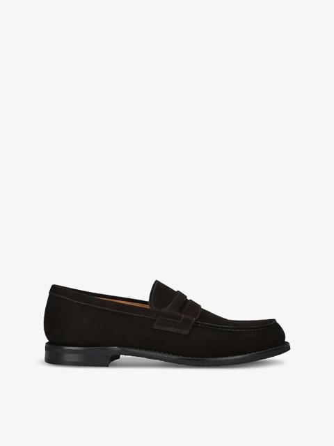 Church's Gateshead suede penny loafers